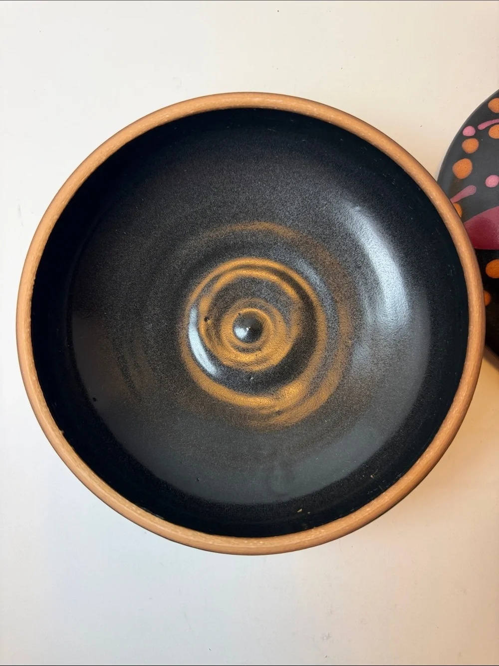 Stephen Kilborn Studio Pottery Day of the Dead Covered Dish Skull Chili EUC